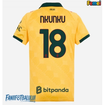 AC Milan Christopher Nkunku #18 Tricou Fotbal Replică 2025-26 Femei Treilea